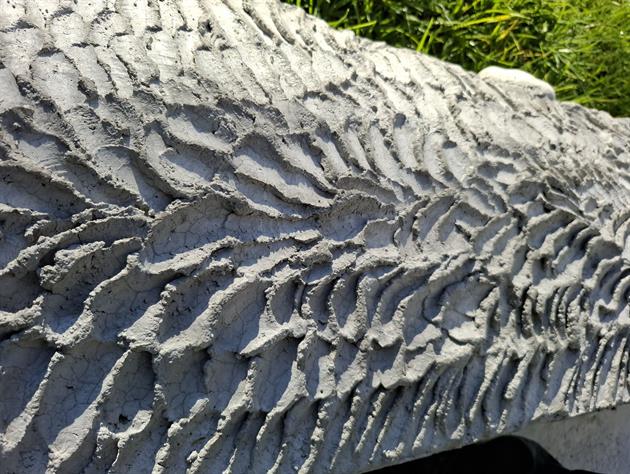 Rock Wall With Texture High Relief Art